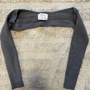 Zara Gray Women's Arm Warmer Sweater Sz. 11-12